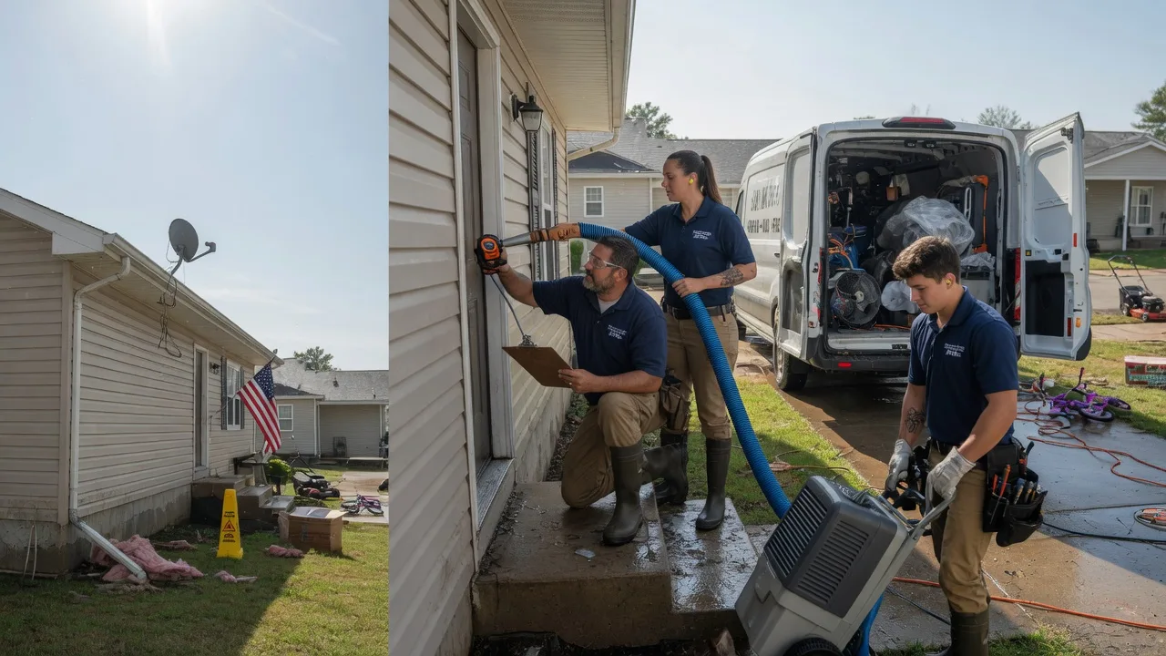 Ceiling Water Damage Restoration in Fort Ashby, WV near me